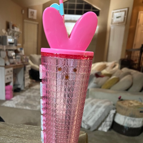 NWT Peeps PERSONALIZED JUST BORN iridescent 2024 TUMBLER PINK YOU PICK NAME - Picture 1 of 4